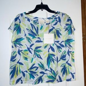 NEW Cynthia Rowley Linen Blend Top Size Medium NWT